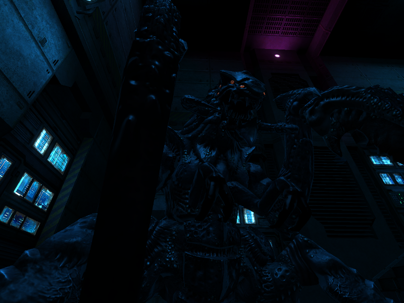 Tyrant with rim lighting
